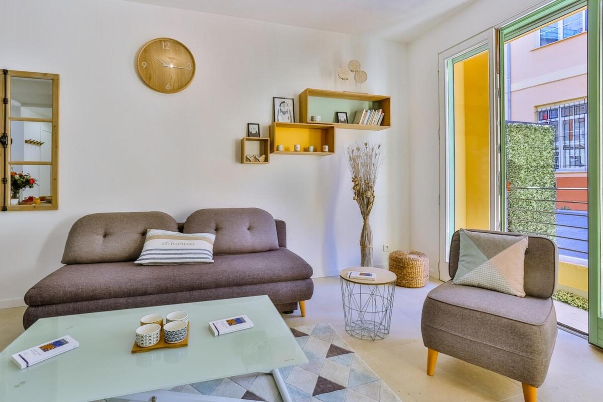 France 82 Tp -1 Min From The Sea - Terrace - Parking Apartment Nice Luaran gambar